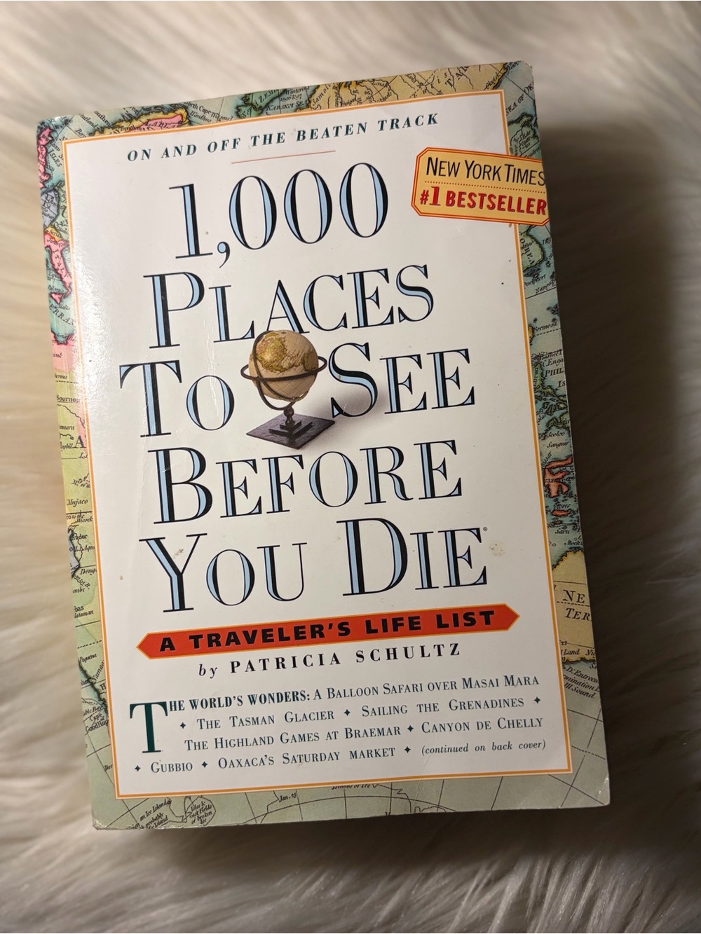 📚 3 for $15 📚 1,000 Places to See Before You Die by Patricia Schultz - book